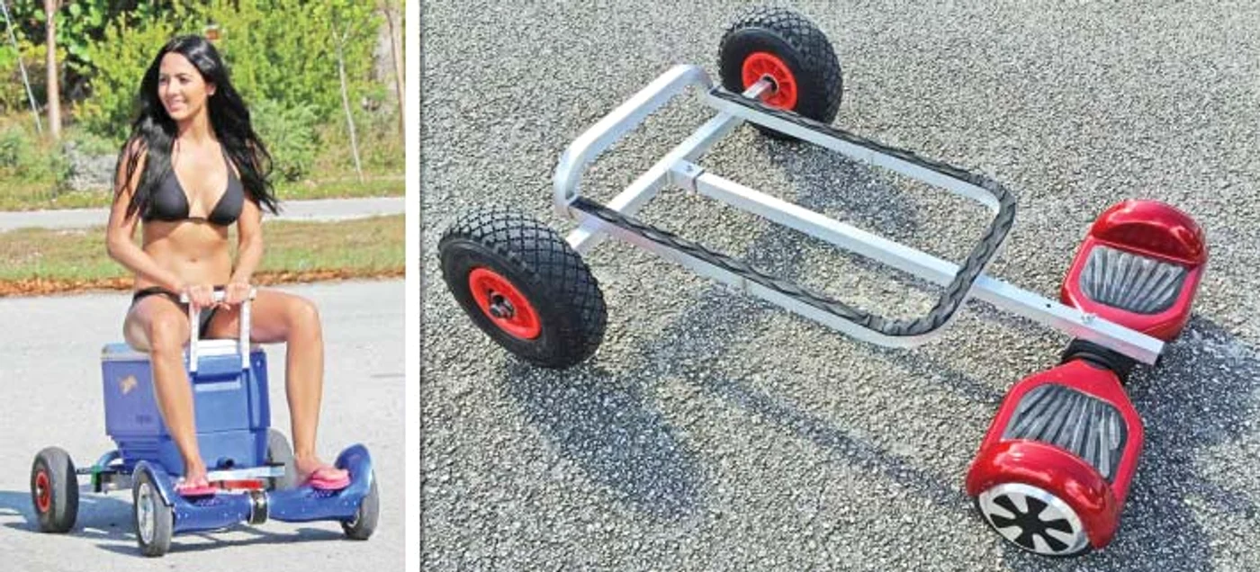 BoatsToGo transformă hoverboardul, care funcţionează pe baterii, într-un transportator veritabil şi costă 61 €