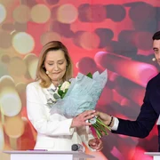 George Simion și Elena Lasconi FOTO Inquam Photos Octav Ganea jpg