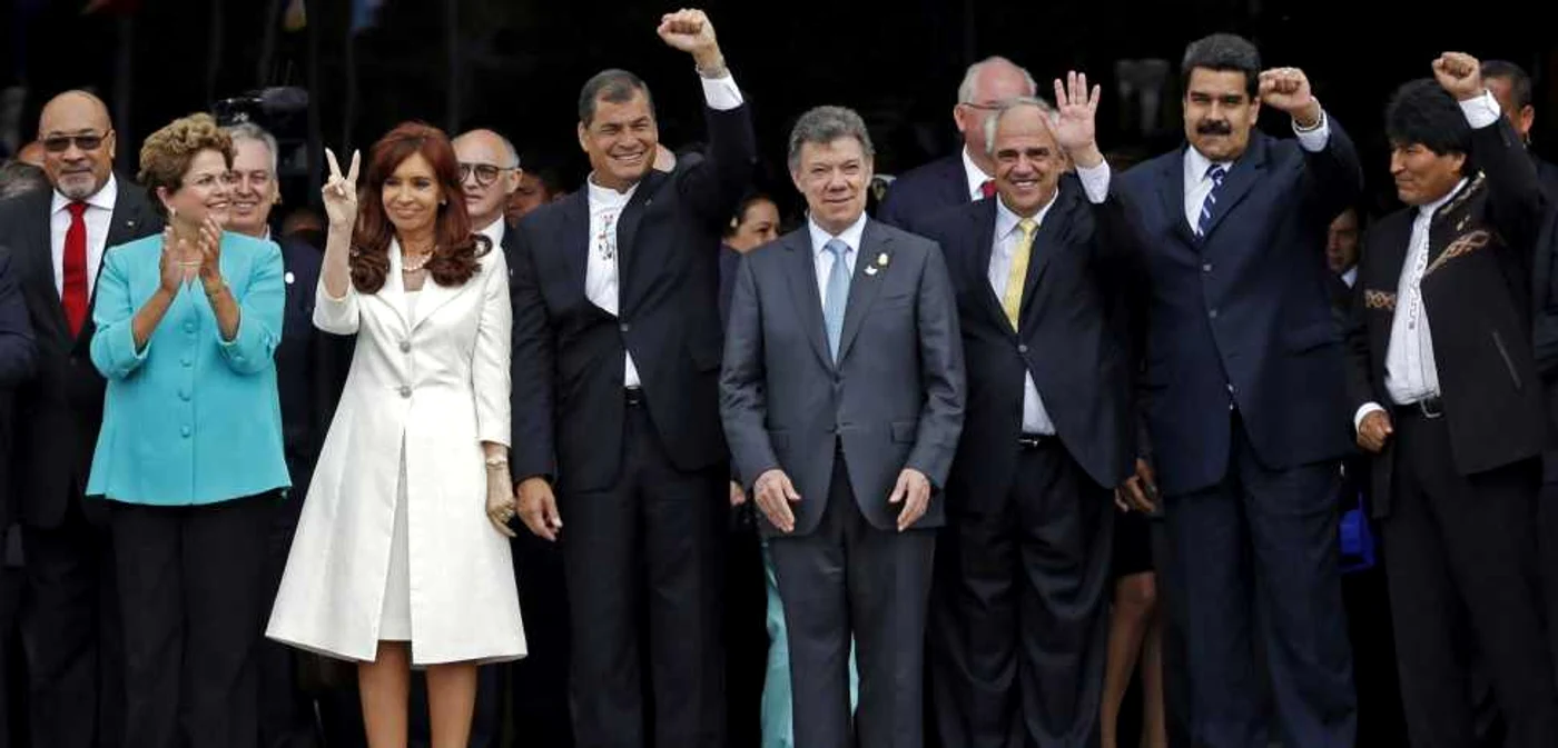 Liderii UNASUR. Sursa: Semana.com