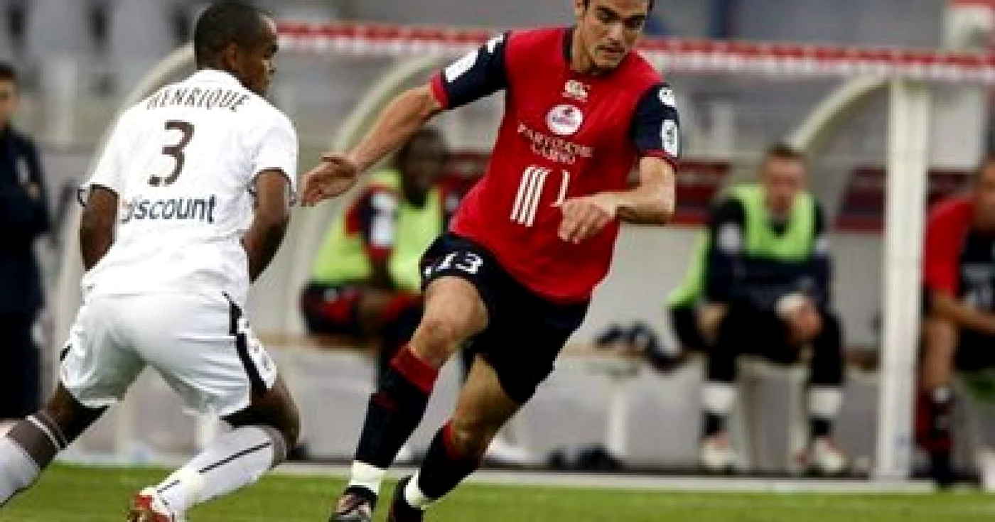 Nicolas Fauvergue, în tricoul lui Lille. Foto: EPA