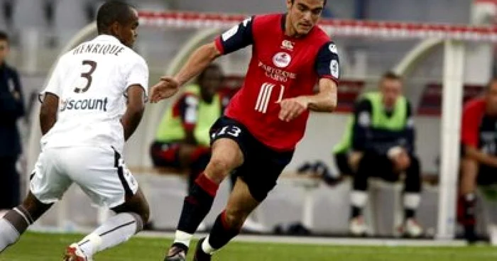 Nicolas Fauvergue, în tricoul lui Lille. Foto: EPA