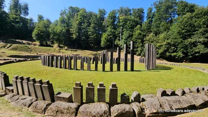 Sarmizegetusa regia. Marele sanctuar circular. Foto: Daniel Guță