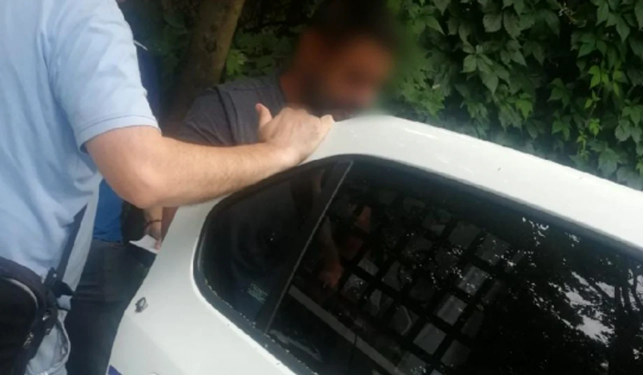 Bărbatul a fost reținut FOTO. IPJ Giurgiu