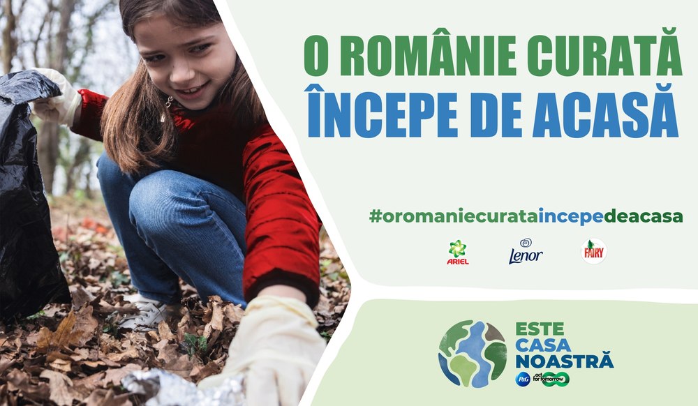 450 voluntari implicați în campania O Românie Curată Începe de Acasă au colectat peste 12 tone de deșeuri în 5 orașe mari din țară 