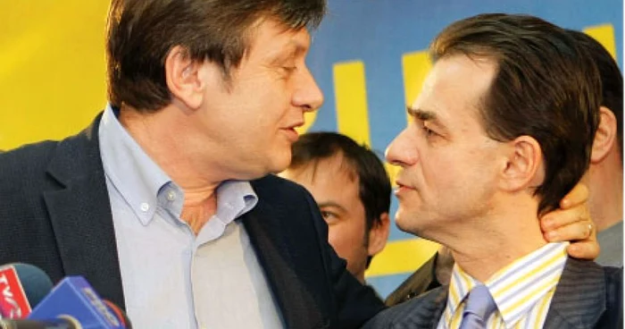 Crin Antonescu şi Ludovic Orban: ieri - prieteni, astăzi - adversari