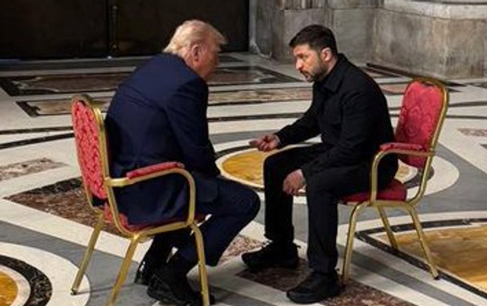 Zelenski, după întâlnirea de la Vatican cu Trump: „O reuniune foarte simbolică care ar putea deveni istorică”