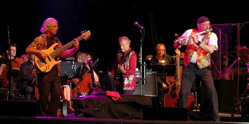 Imagine dintr-un concert al trupei Jethro Tull. Foto