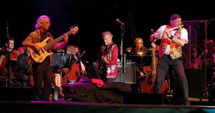 Imagine dintr-un concert al trupei Jethro Tull. Foto: Arhivă