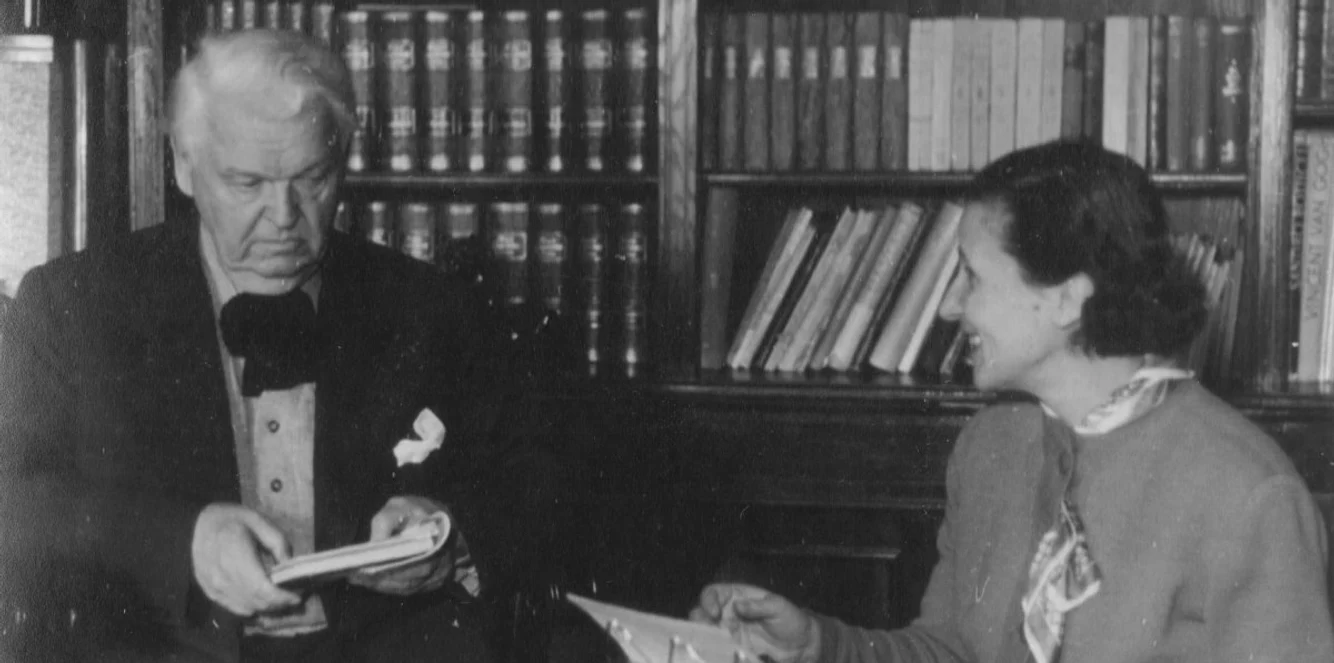 Mihail Sadoveanu și soția sa Valeria FOTO MNLR Iași