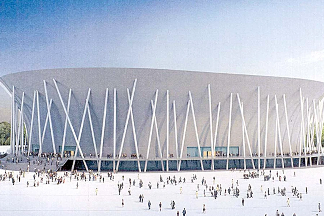 Patinoarul va avea  formă de scoică şi va adăposti 6.000 de spectatori