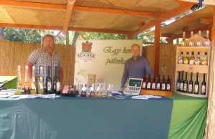 Standul cu pălinci din Ungaria