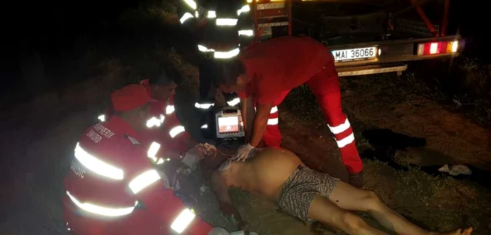 Victima a fost resuscitată de medici, dar aceştia nu au reuşit să o readucă la viaţă Foto: ISU Brăila