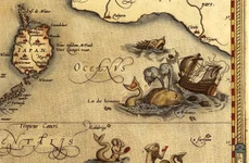 1570 theatrum orbis terrarum map monsters jpg