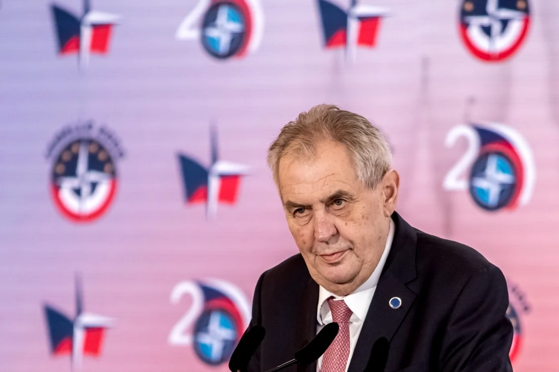 Preşedintele Cehiei, Milos Zeman