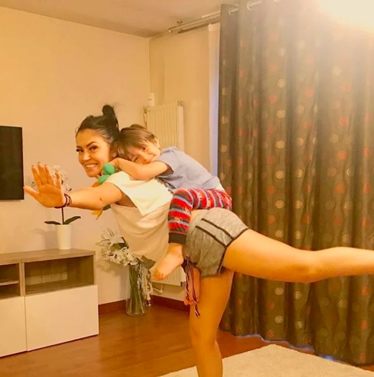 Andreea Mantea este extrem de apropiată de fiul ei și al lui Cristian Mitrea, micuțul David