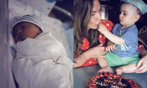 Fiul Annei Lesko a împlinit primul an de viaţă  jpeg