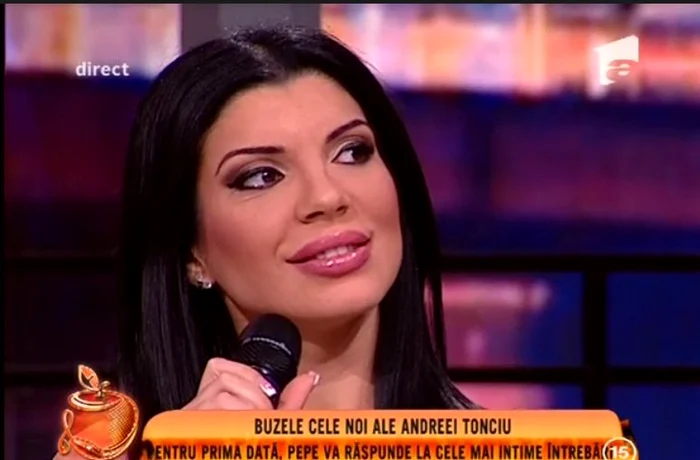 Andreea a fost prezentă în platoul emisiunii Un Show Păcătos