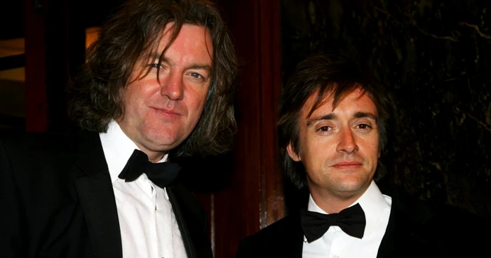 Richard Hammond şi James May au anunţat, iniţial, că nu vor continua proiectul fără Jeremy Clarkson FOTO Getty Images