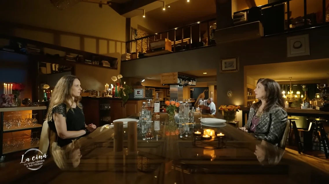 Oana Sârbu la podcastul "La cină" cu Ionela Năstase și Adi Hădean. FOTO: captură de ecran