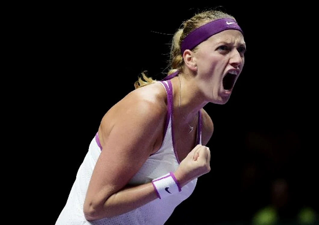 
    Petra Kvitova dupa calificarea in finala Turneului CampioanelorFOTO: AP  