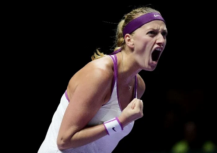 Petra Kvitova dupa calificarea in finala Turneului CampioanelorFOTO: AP