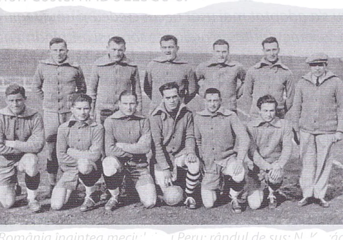 Lotul României la Mondialul din Uruguay din 1930/FOTO: FRF