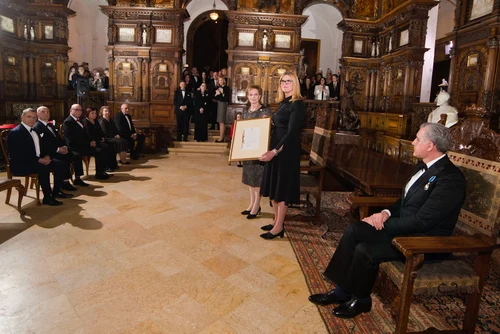 Majestatea Sa Margareta la Castelul Peleș pentru noi învestituri regale. FOTO: Daniel Angelescu, Casa Majestății Sale