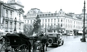 Calea Victoriei în perioada interbelică (Arhivele Naționale ale României, Colecția Documente fotografice, F I 10987-2)