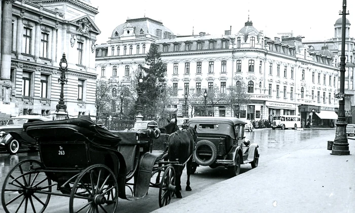 Calea Victoriei în perioada interbelică (Arhivele Naționale ale României, Colecția Documente fotografice, F I 10987-2)