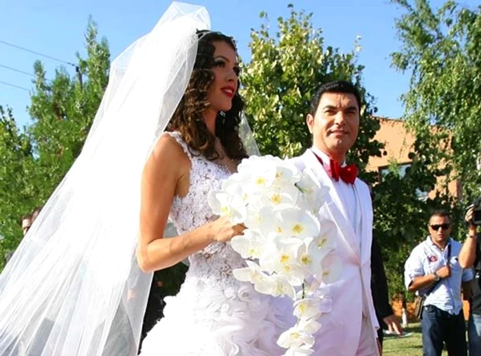 Cristi Borcea și Alina Vidican, la nunta din 2011