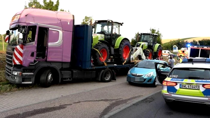 Un şofer român a lovit 6 maşini şi s-a opus poliţiei. Foto: sinsheim-lokal.de