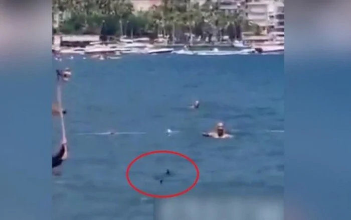 Turiștii au intrat în panică pe o plajă din Turcia Foto: Captură Video