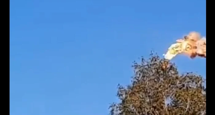 Drona kamikaze a rușilor, distrusă de ucraineni FOTO: Captură Video