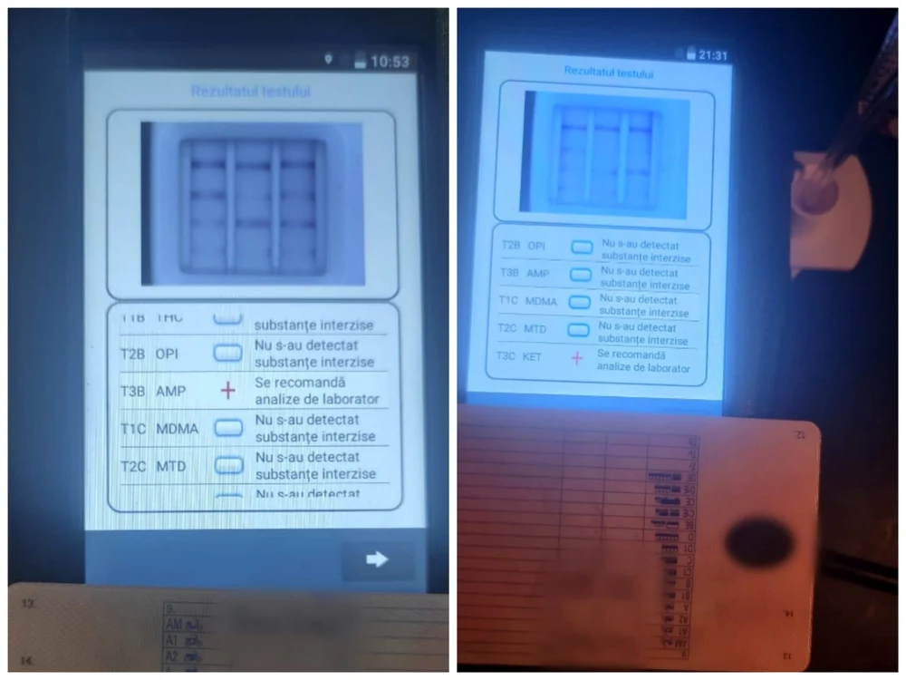 Polițiștii din Olt au în prezent doar două aparate drug-test la dispoziție FOTO: colaj/IPJ Olt