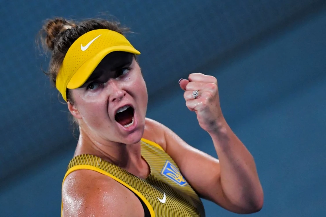 Elina Svitolina, războinică pe terenul de tenis. FOTO: Arhiva Adevărul