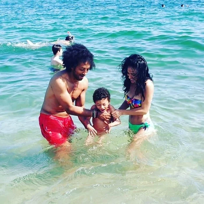 Kamara și fosta soție, Oana, alături de Leon