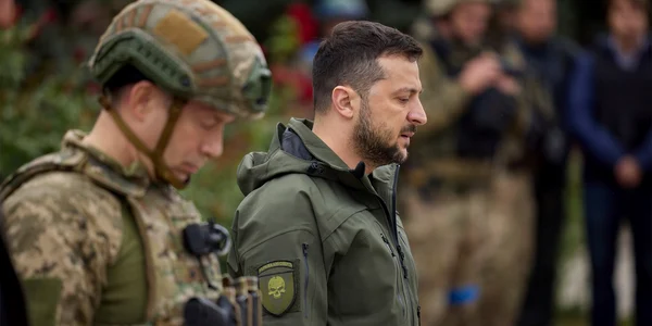 Volodimir Zelenski la Izium FOTO Profimedia 