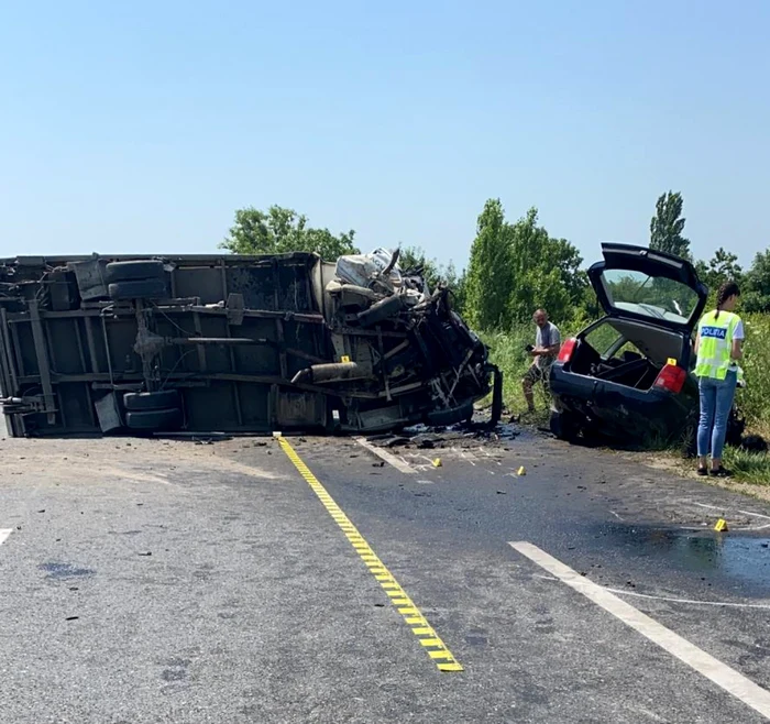 Accidentul a avut loc pe raza satului Oreavu