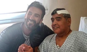 Ultima fotografie în viață a lui Diego Maradona a fost publicată de medicul lui pe Twitter, la 10 noiembrie 2020 jpeg