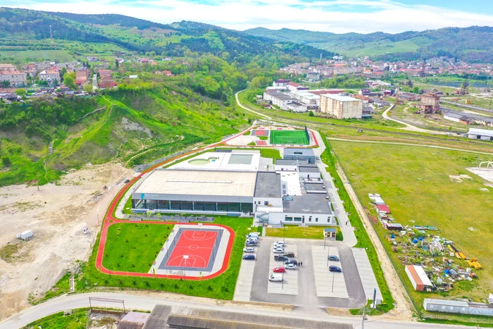 Imagine aeriană a stațiunii balneare FOTO Facebook/ Județul Alba