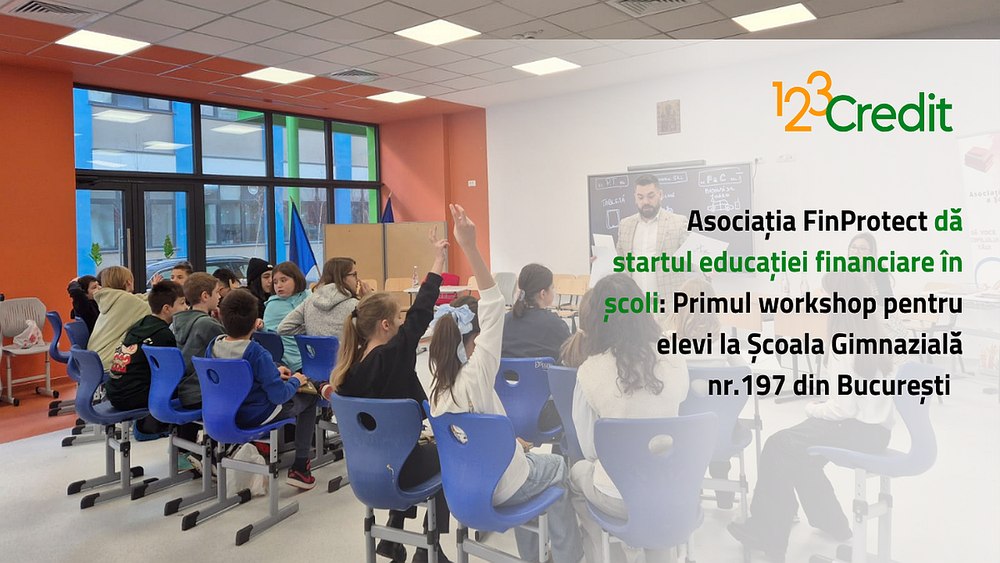 Asociația Finprotect dă startul educației financiare în școli: Primul workshop pentru elevi la Școala Gimnazială nr. 197 din București
