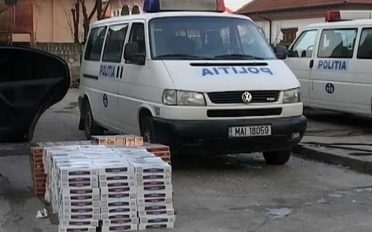 Târgu-Jiu: Peste 1100 de ţigări de contrabandă, confiscate de poliţie