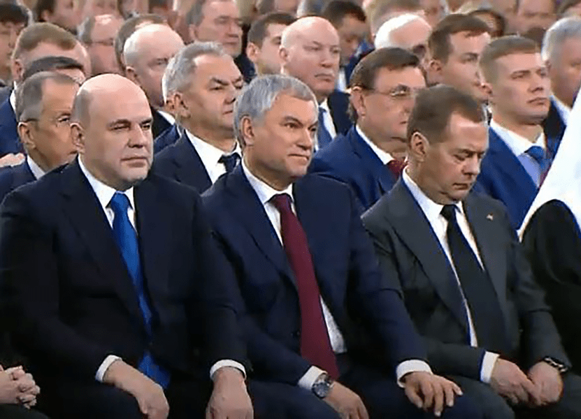 Discursul lui Putin, povești de adormit copiii. Mulți dintre aliații săi au ațipit în timpul evenimentului FOTO