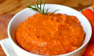 hummus fasole alba ardei copt jpeg