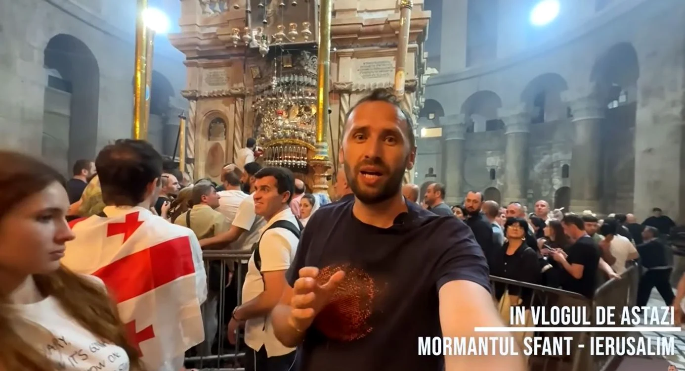Cosmin Avram la Biserica Sfântului Mormânt
