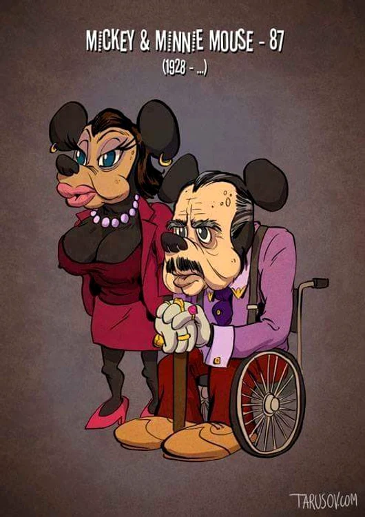 Mickey Mouse şi Minnie s-au retras după o carieră de succes