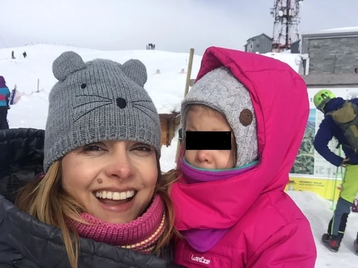 Simona Gherghe este și mamă de fetiță