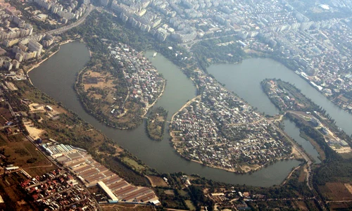 Lacul Plumbuita și Lacul Tei bgiu jpg