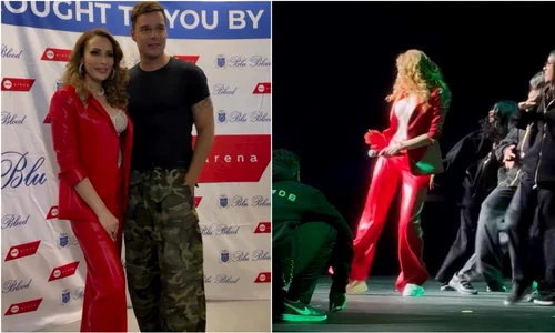 Iulia Vântur a cântat în deschiderea concertului lui Ricky Martin jpg