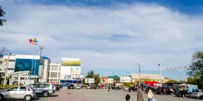 Centrul oraşului Comrat. FOTO: Adevărul Moldova